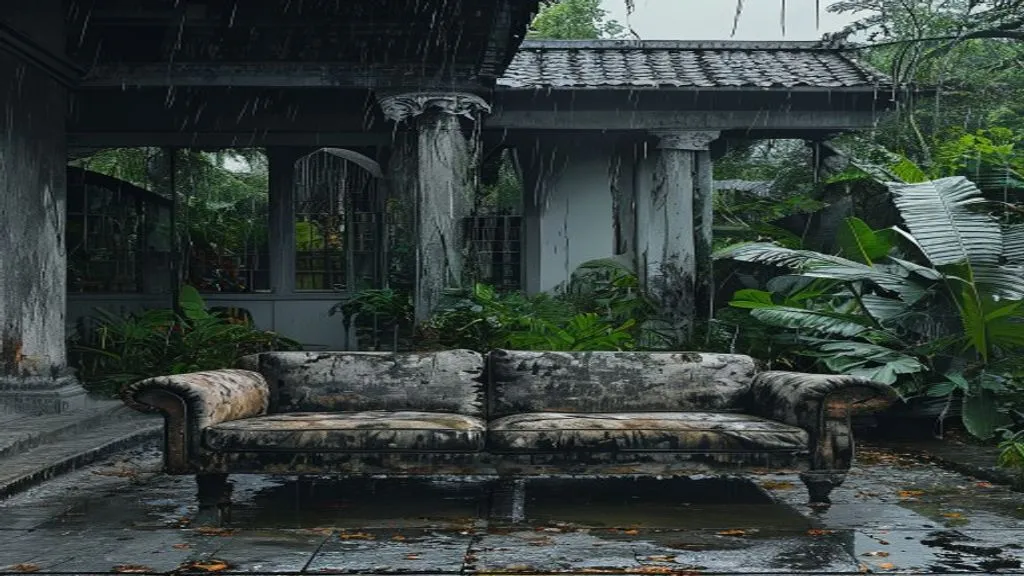 Sofa Karang Serang Terkena Air Hujan? Cuci Segera Agar Tidak Timbul Jamur Hitam