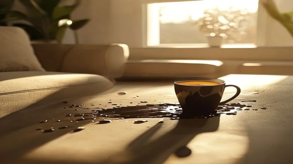 Cara Menghilangkan Noda Kopi di Sofa Kain Gandaria yang Ampuh